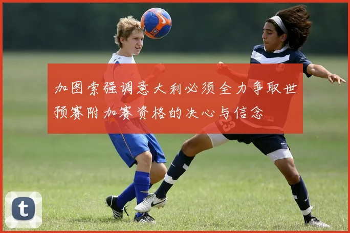 加图索强调意大利必须全力争取世预赛附加赛资格的决心与信念