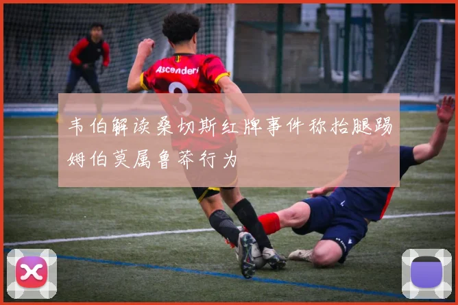 韦伯解读桑切斯红牌事件称抬腿踢姆伯莫属鲁莽行为